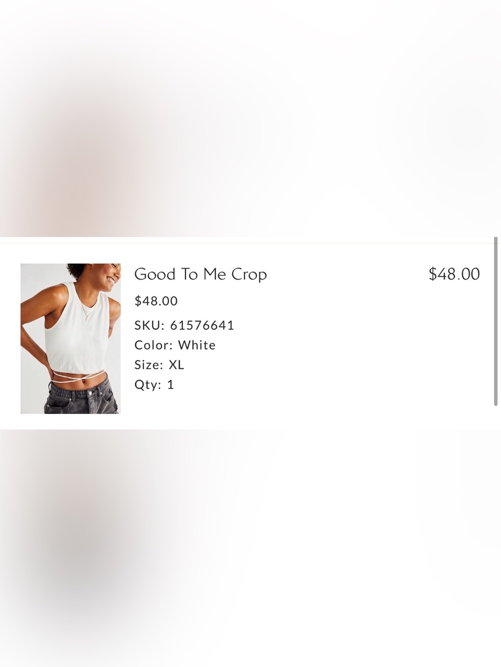 Free People - Good to Me Crop Top - Picture 4 of 4